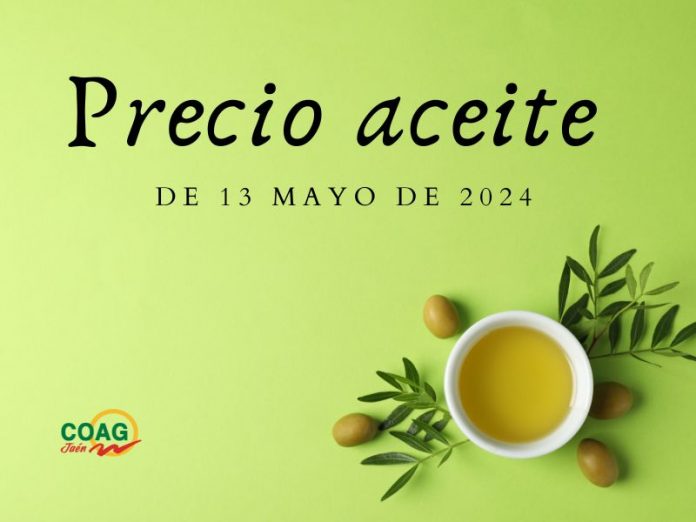 Precio medio en origen del aceite de oliva (13-mayo-2024)